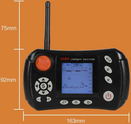 Прикормочный кораблик Jabo 2 эхолот, GPS автопилот