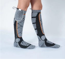 Термоноски Get Socks Y3 серо-чёрные 4000 мАч